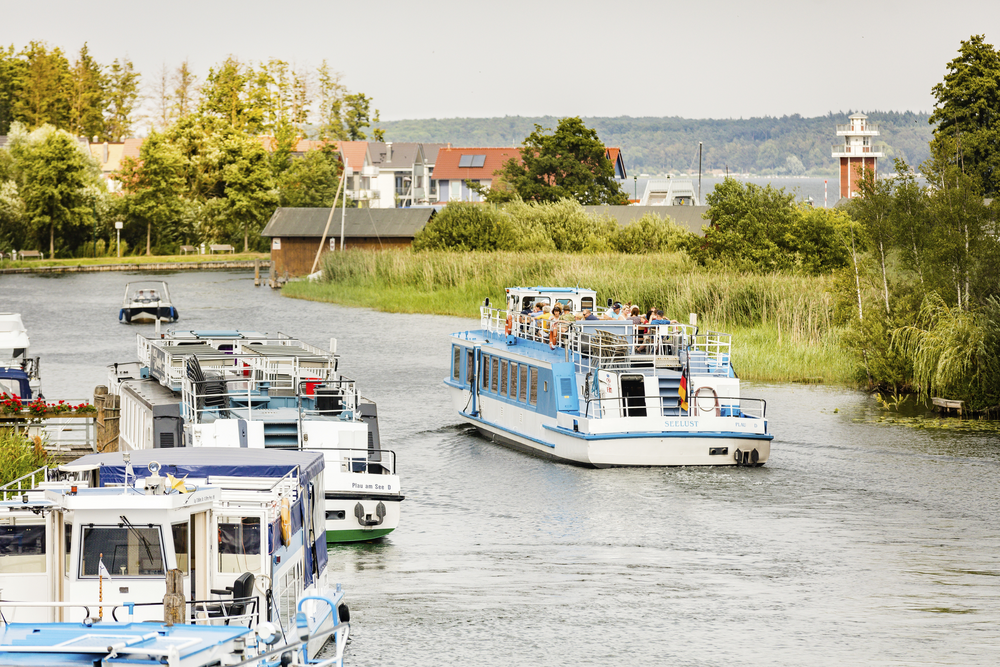 Schiffe in Plau am See