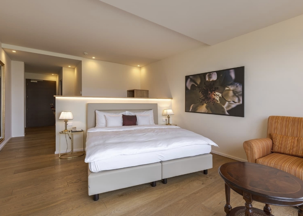 Exklusiv Doppelzimmer im Schloss Hotel Korb, Südtirol, Italien