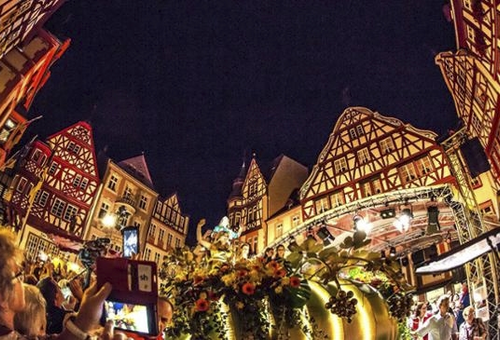 Weinfest Mittelmosel Abends