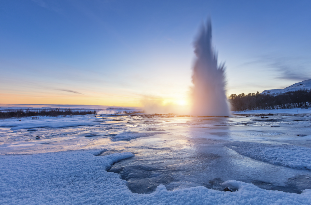 Geysir auf Island