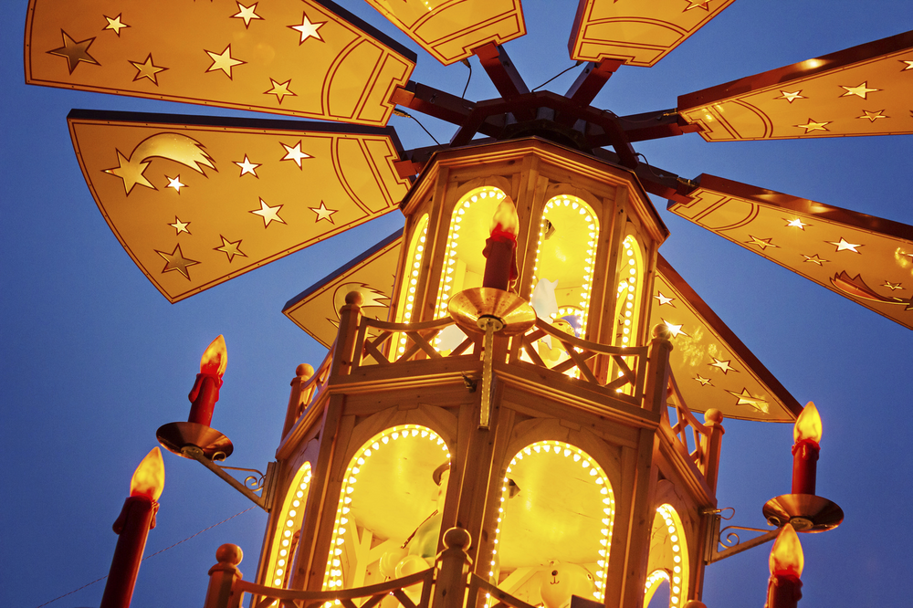 Dekoration auf dem Magdeburger Weihnachtsmarkt 
