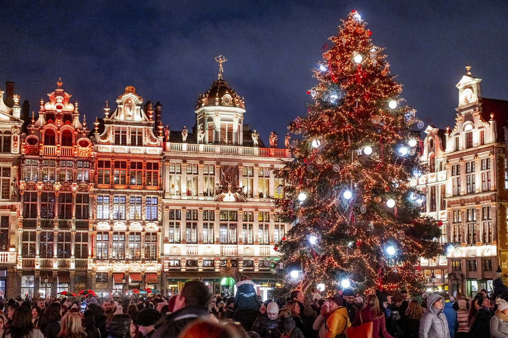 Weihnachtsmarkt in Brüssel