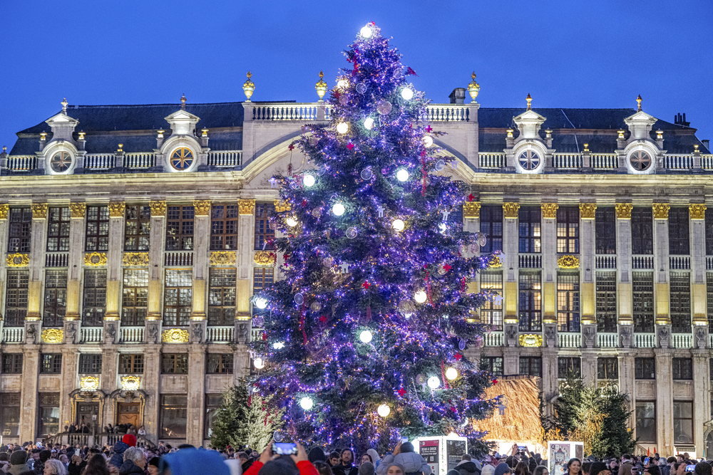 Weihnachtsmarkt in Brüssel